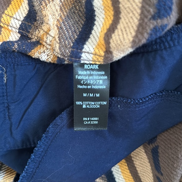 Roark Roscoe Jacquard Flannel Shirt - Men’s Medium - Picture 4 of 5